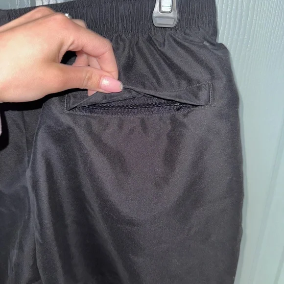 Nike Black and White Athletic Shorts - Picture 3 of 4